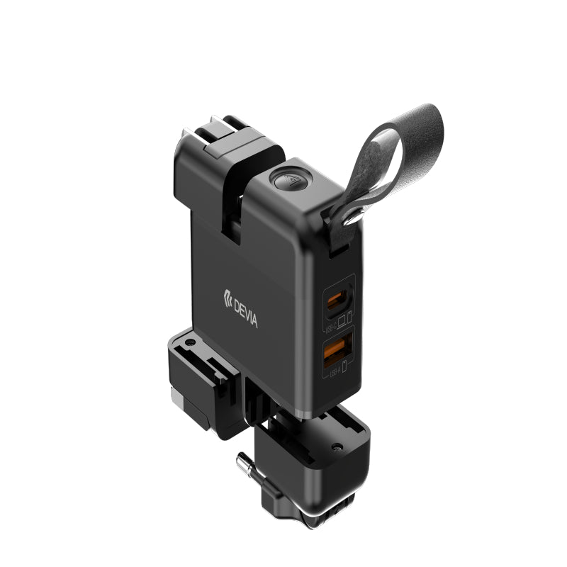 Devia Chargeur GaN multifonction Global 45W PD + QC