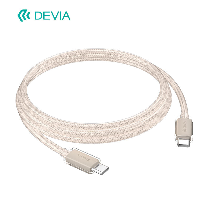 Devia Extreme Speed Series Câble rapide tressé Type-C vers Type-C PD 60W, 1,5M