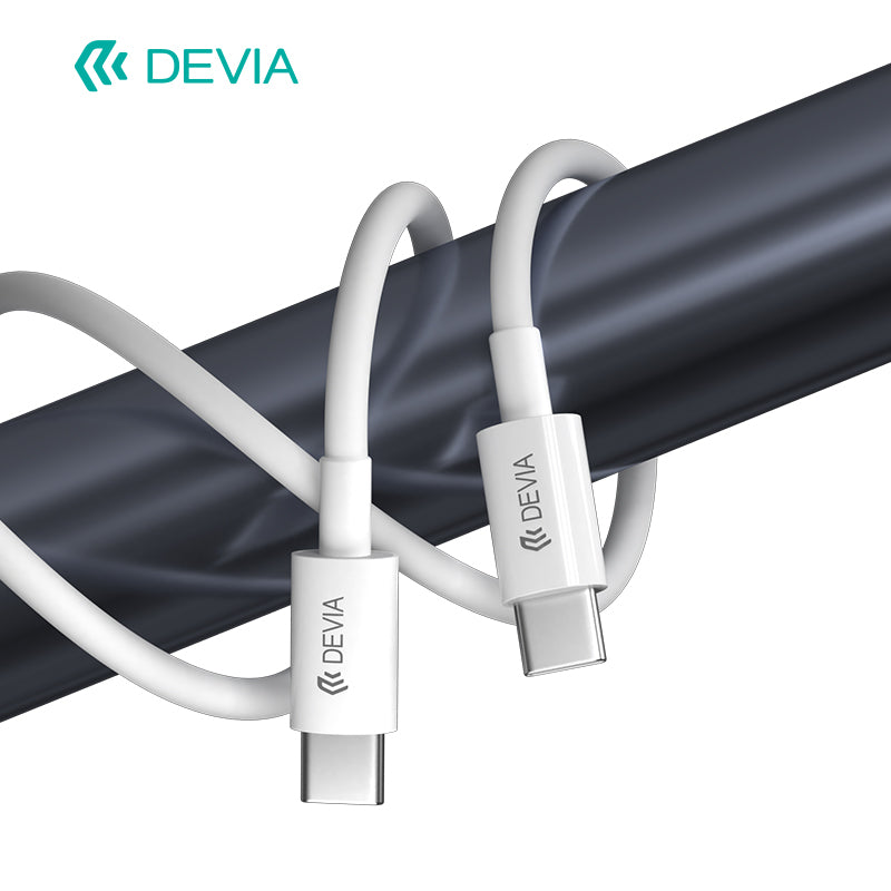 Devia Extreme Speed Series Adaptateur GaN 65W, USB-A + 2 Type-C, avec câble, prise EU