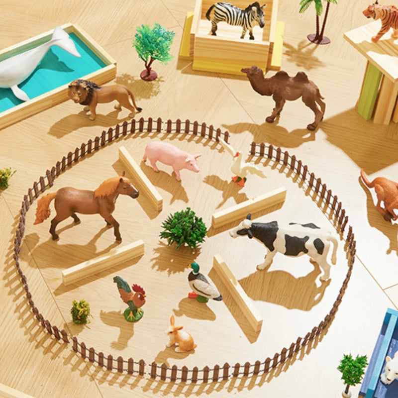 Mideer Coffret de Figurines Animaux de la Ferme : 11 Pièces