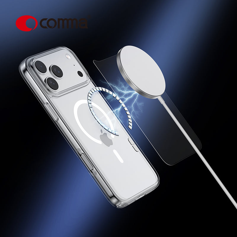Comma Coque magnétique Glass Series pour iPhone 17 Air