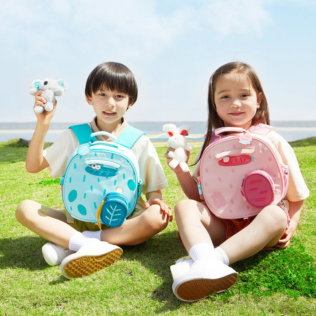 Mideer Backpack, Sac à dos douillet pour enfants : Lapin rose