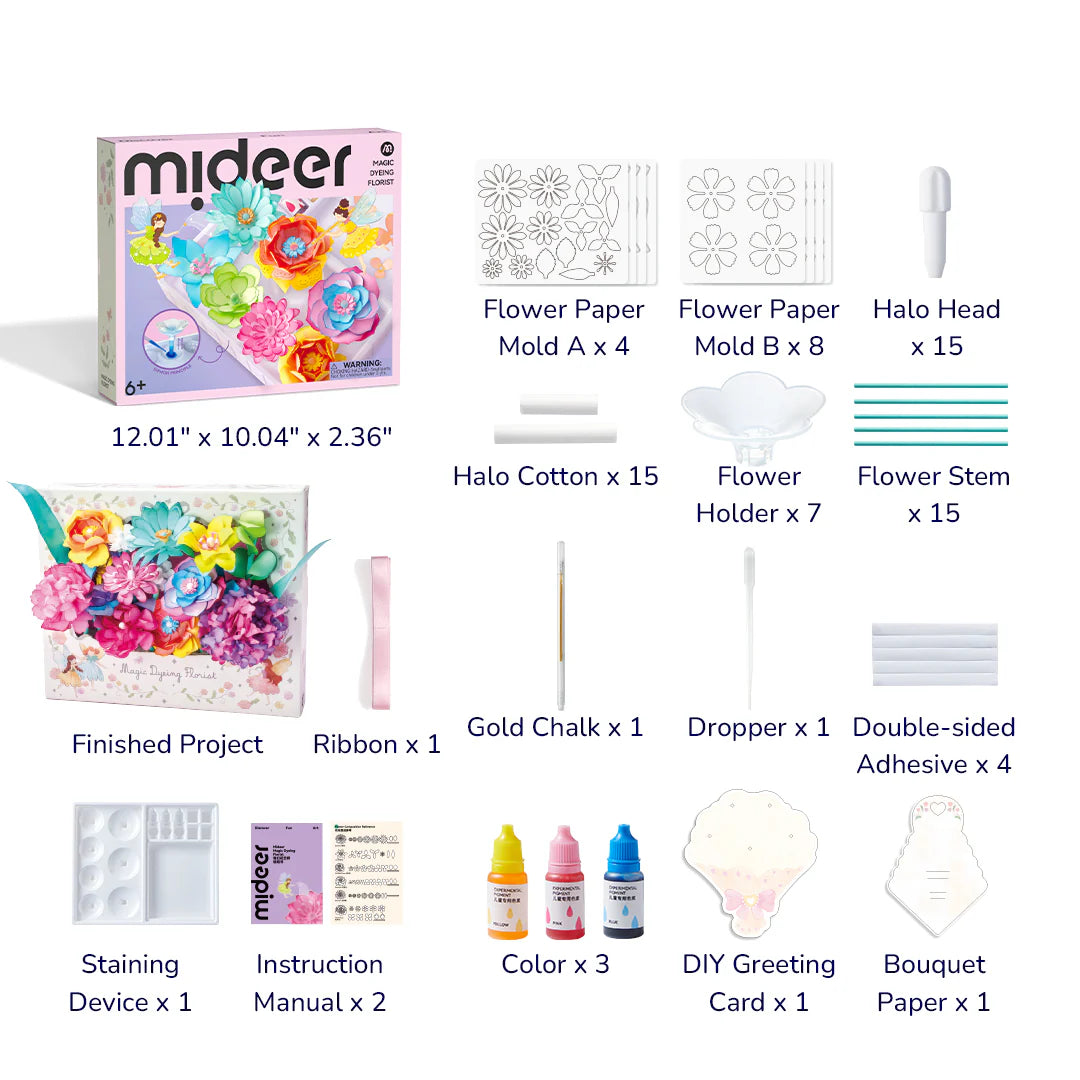 Mideer Kit Créatif Fleuriste Magique