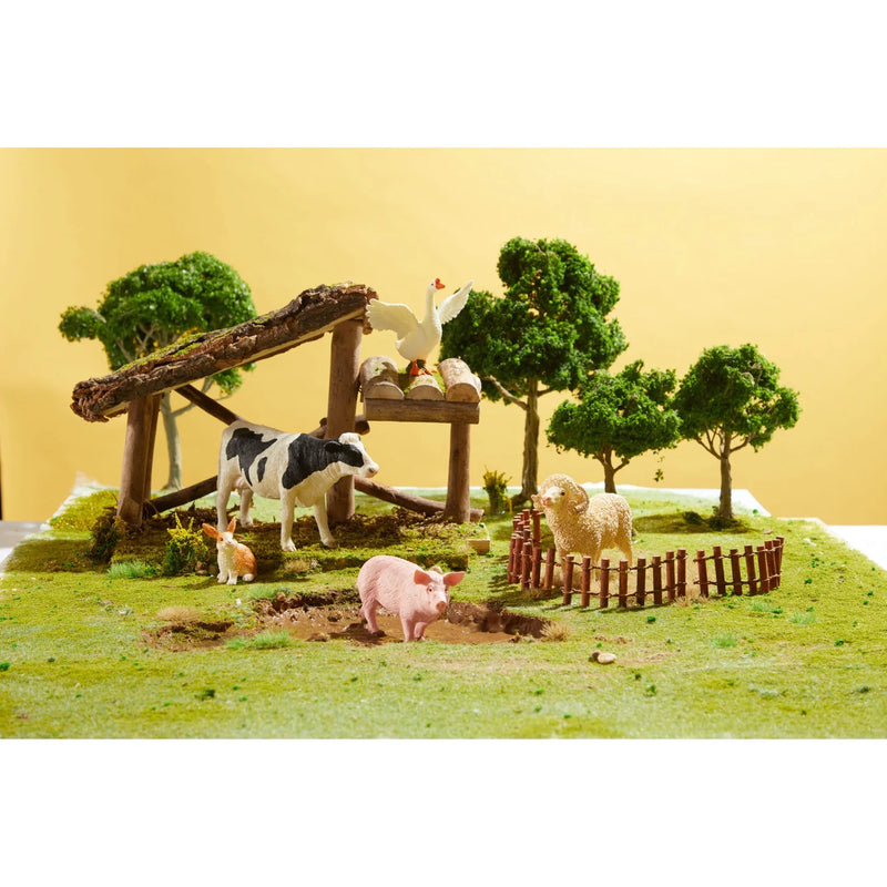 Mideer Coffret de Figurines Animaux de la Ferme : 11 Pièces