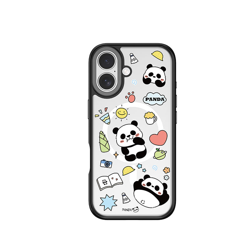 Comma Coque magnétique antichoc PANDA Cultural Series pour iPhone 17