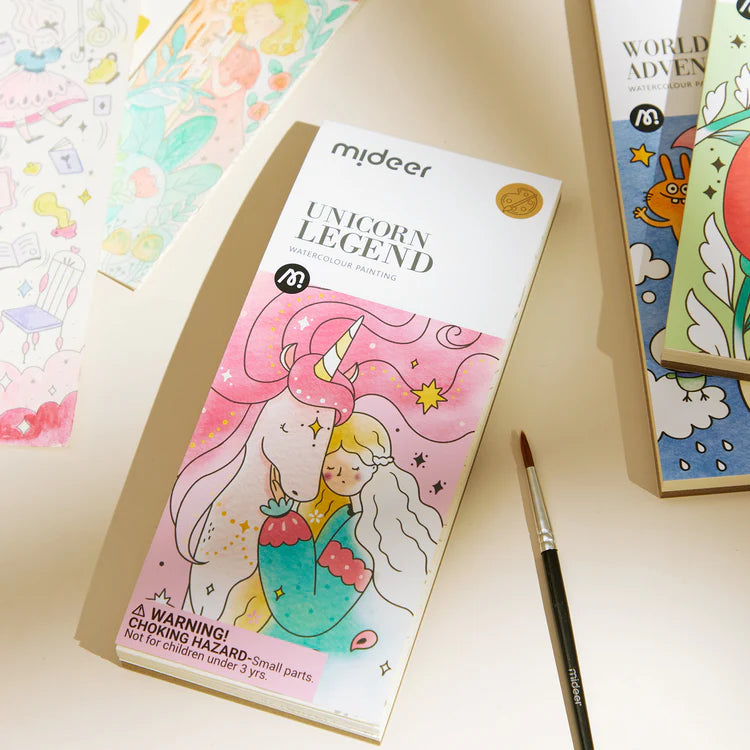 Mideer Peinture à l’Aquarelle : La Légende de la Licorne