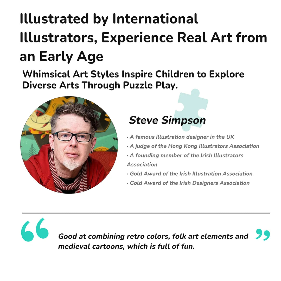 Mideer Puzzle Artistique : Usine de Robots, 226 Pièces