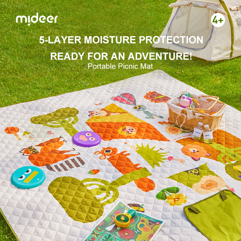 Mideer Tapis de pique-nique Camp Party