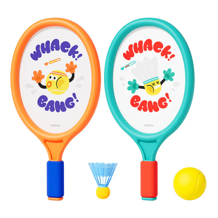 Mideer Raquette Enfant 2-en-1 pour Débutants