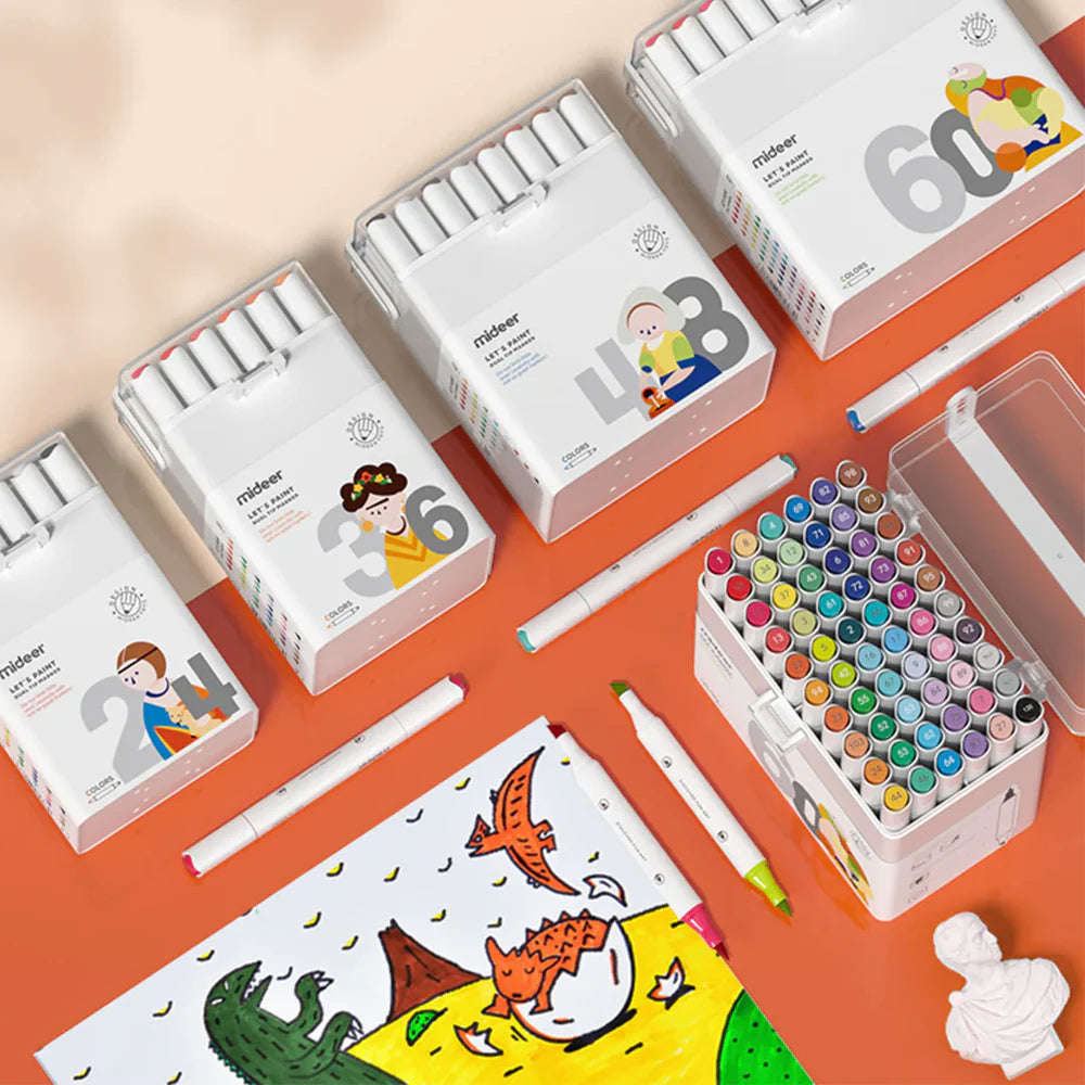Mideer Dual Tip Marker 48 Colors