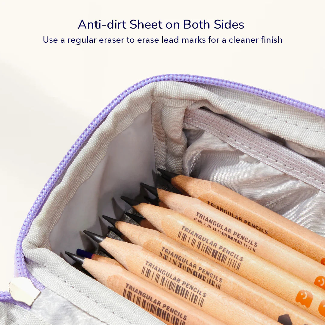 Mideer Trousse Multifonction Toast : Violet Taro