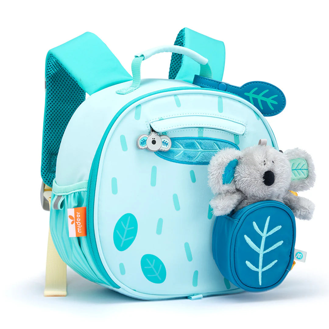 Mideer Backpack, Sac à dos douillet pour enfants : Koala bleu