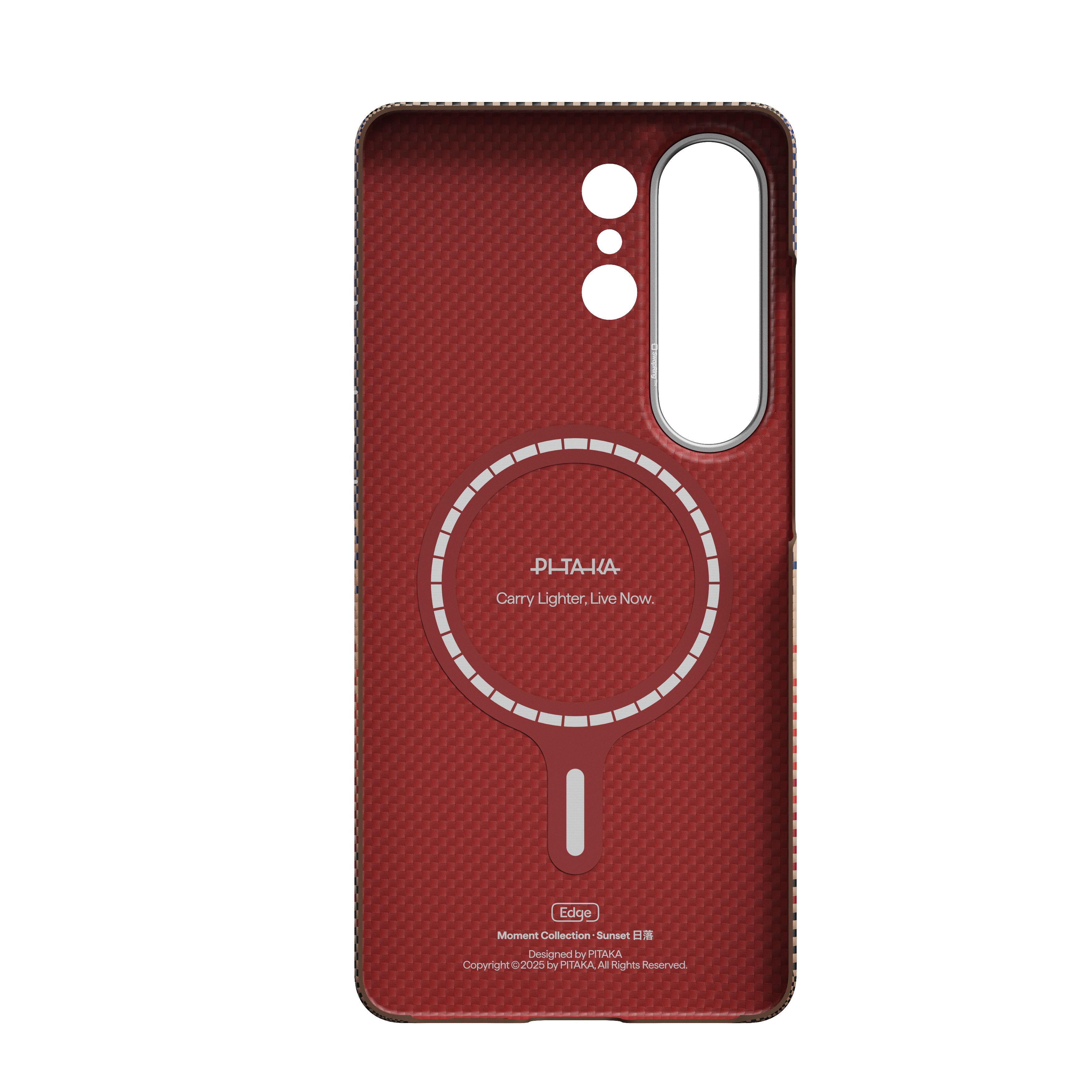 PITAKA Coque Ultra Mince pour Samsung Galaxy S26 Ultra Sunset avec (Bouton Aaron)