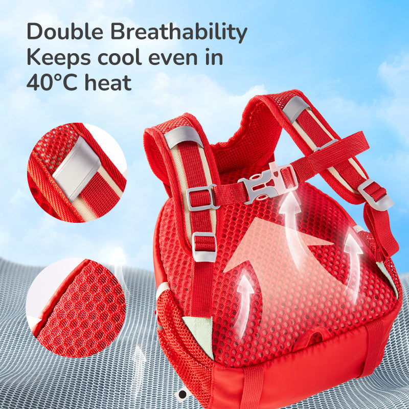 Mideer Backpack, Sac à dos enfant : Pomme rouge