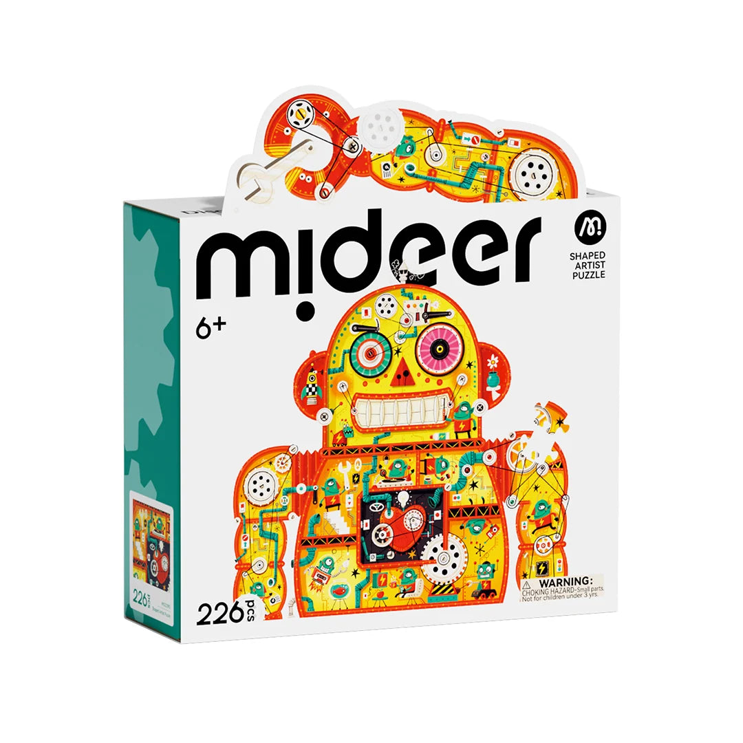Mideer Puzzle Artistique : Usine de Robots, 226 Pièces