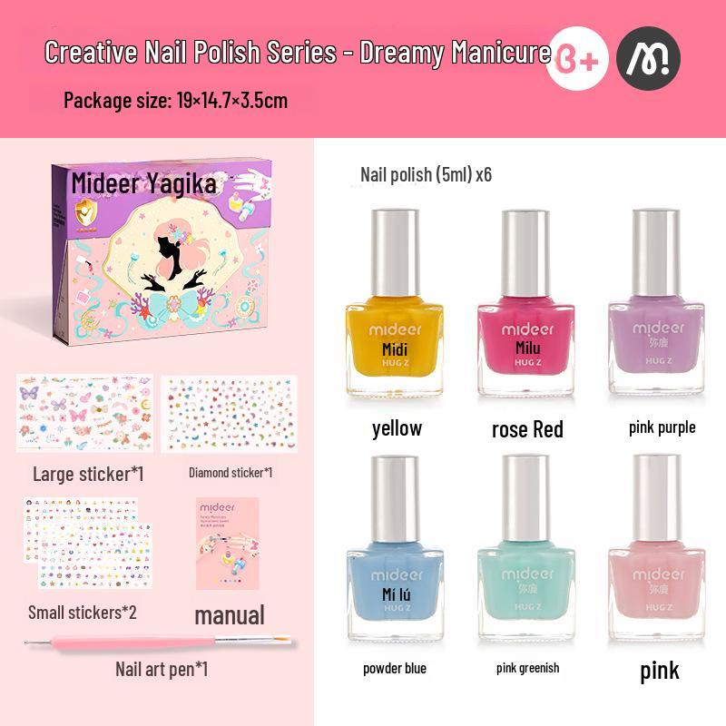 Mideer Kit Créatif pour Ongles : Univers Fantaisie