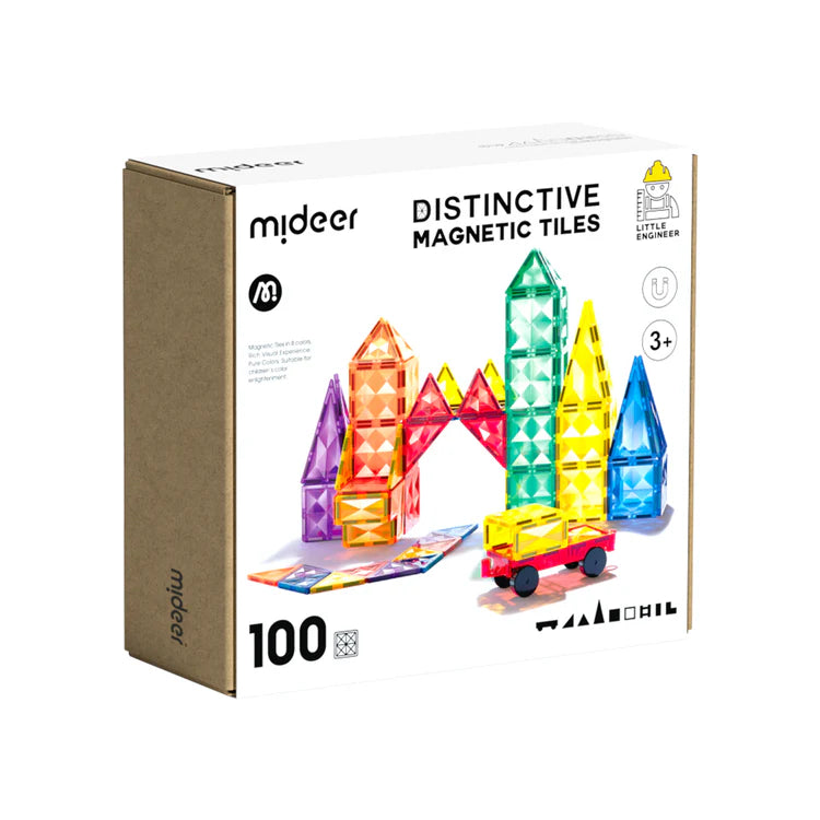 Mideer Tuiles Magnétiques Distinctives : 100 pièces