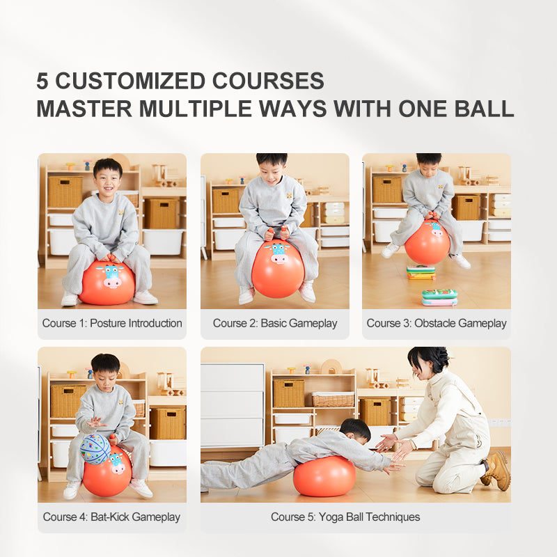 Mideer Ballon Rebondissant Sensoriel : Moo Moo Cow