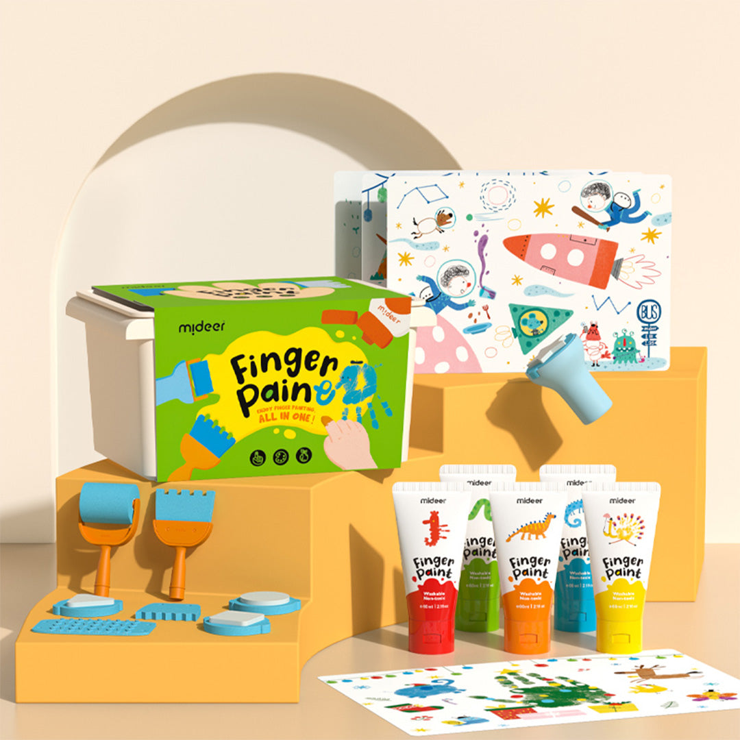 Mideer Coffret de Peinture au Doigt