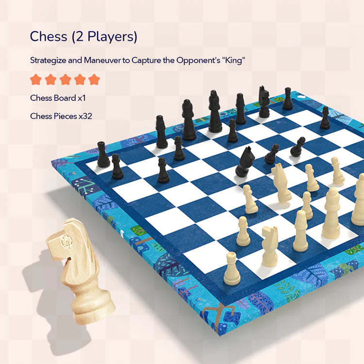 Mideer Jeux Classiques 32 en 1