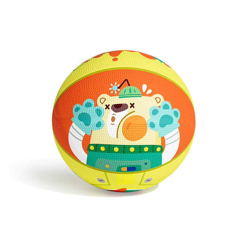 Mideer Ballon de Basket pour enfants taille 5 : Bear Warrior