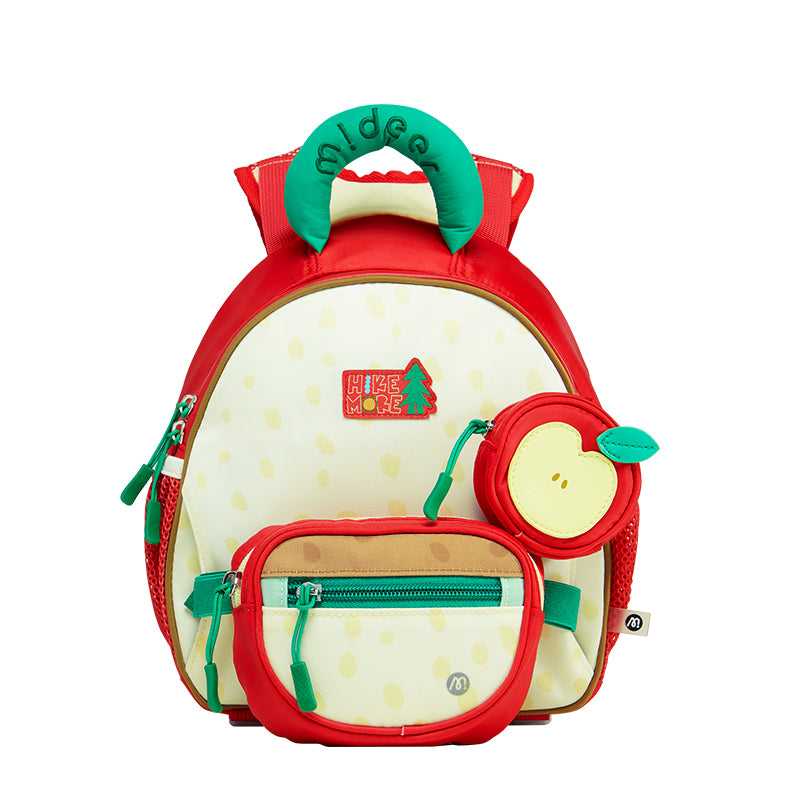Mideer Backpack, Sac à dos enfant : Pomme rouge