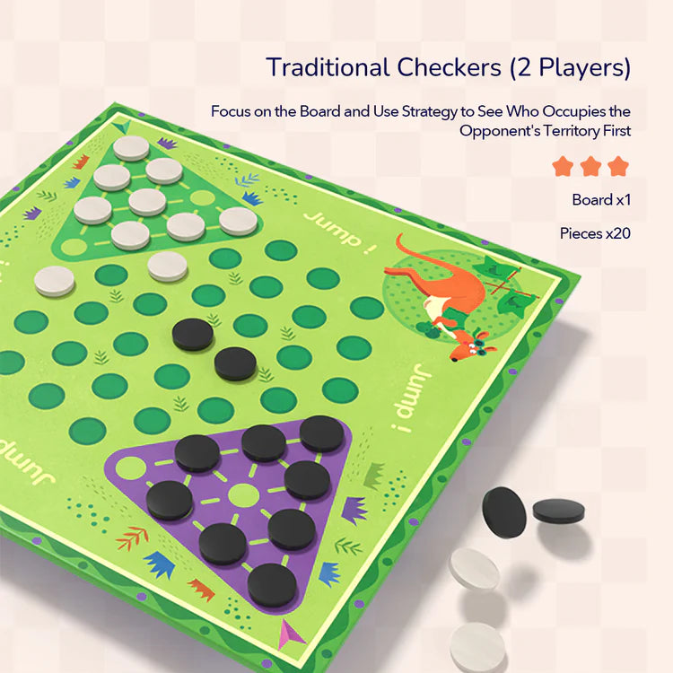 Mideer Jeux Classiques 32 en 1