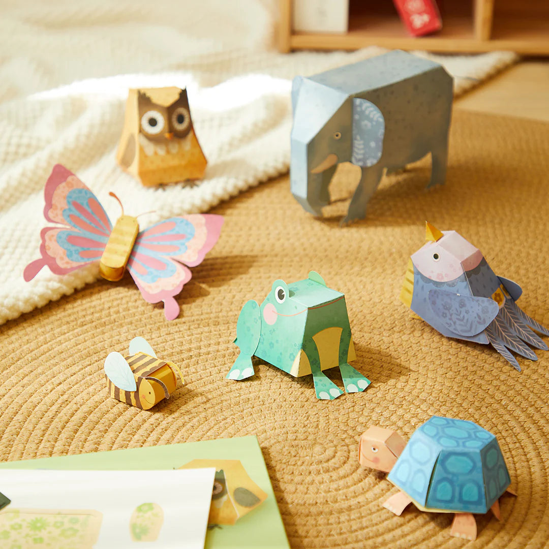 Mideer Animaux en Modèles Papier