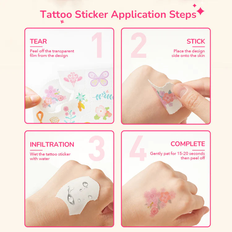 Mideer Pack de Stickers d’Habillage Fée du Jardin, 1000+ pièces