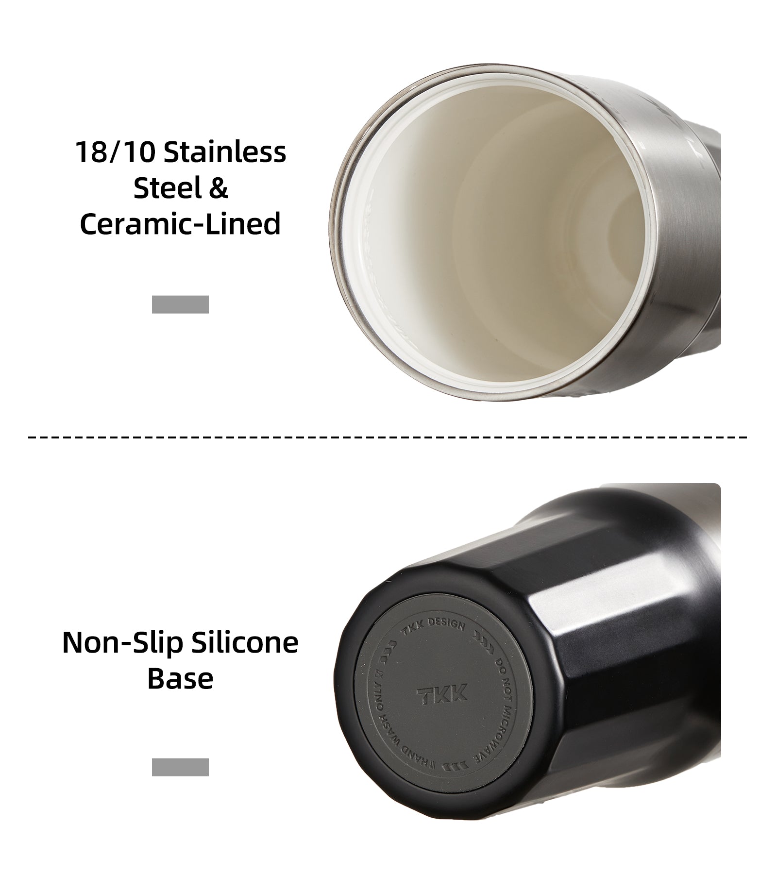 TKK Tumbler Isotherme Premium 700ml, Revêtement intérieur Céramique