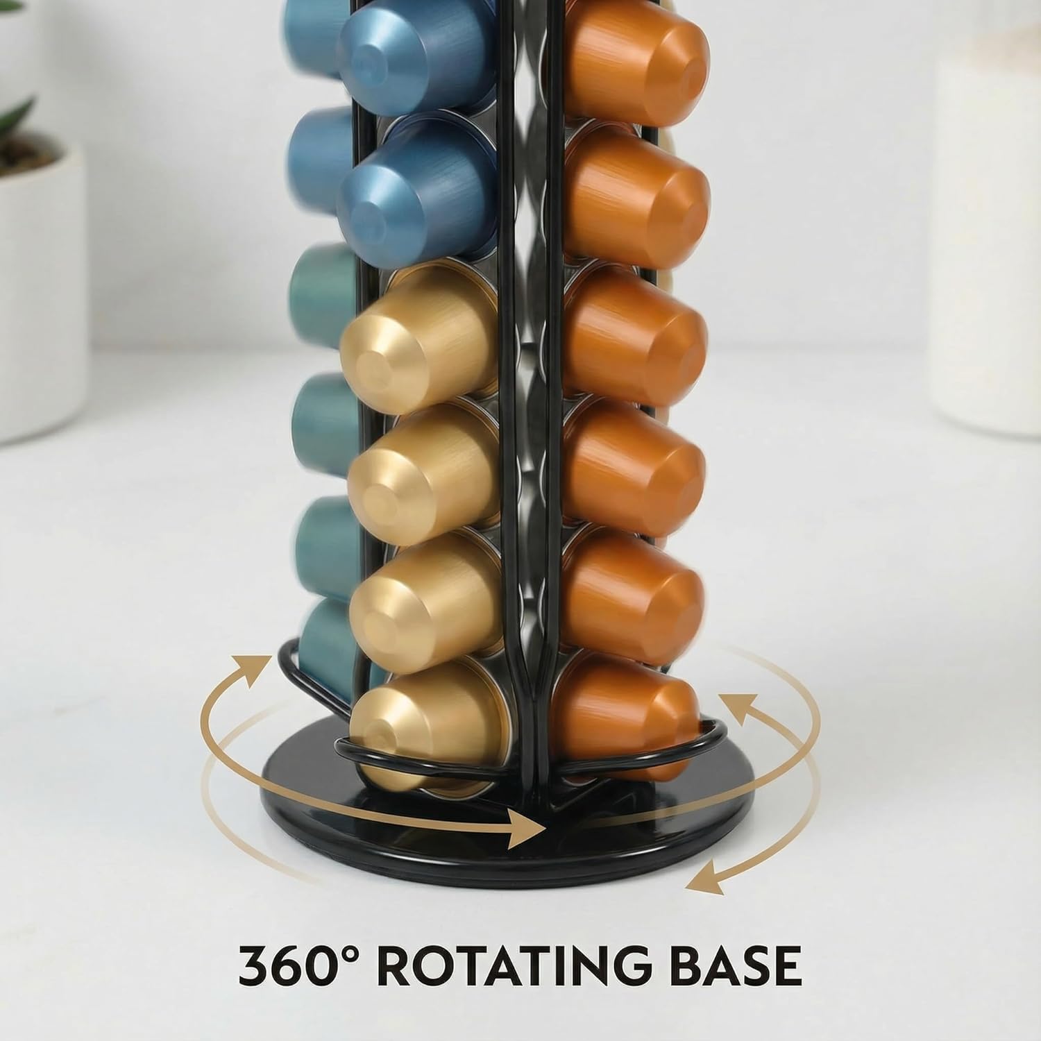 Porte Capsules Café pour Nespresso Original Line: Capacité 40 Capsules