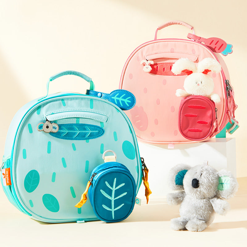 Mideer Backpack, Sac à dos douillet pour enfants : Lapin rose