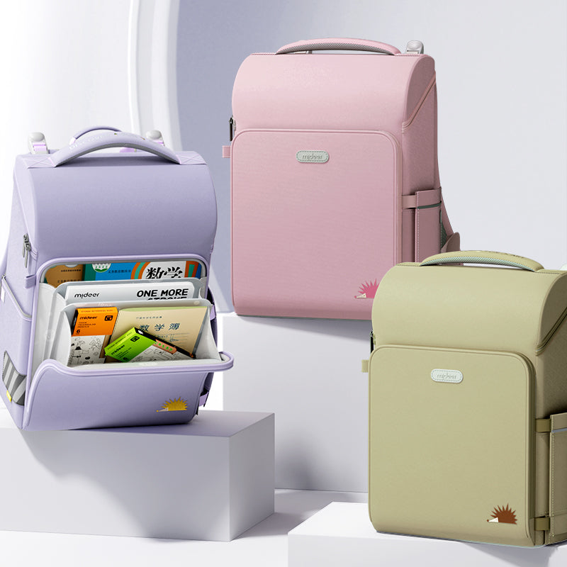 Mideer Backpack, Sac à dos enfant 3D Waist-Relief Vert