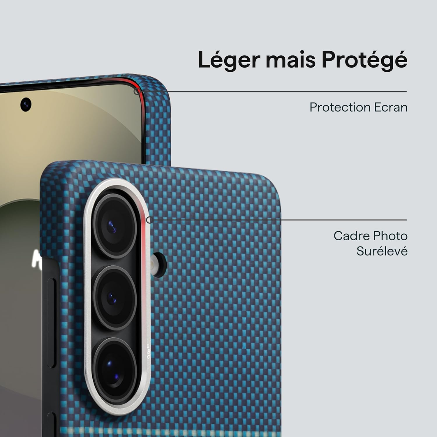 PITAKA Coque Ultra Mince pour Samsung Galaxy S26 Ultra Moonrise avec (Bouton Aaron)