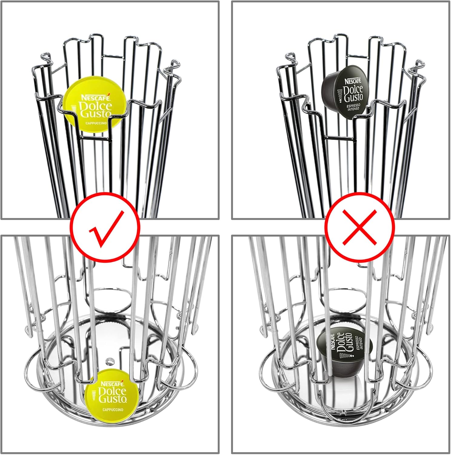 Porte Capsules Café pour Dolce Gusto: Capacité 32 Capsules