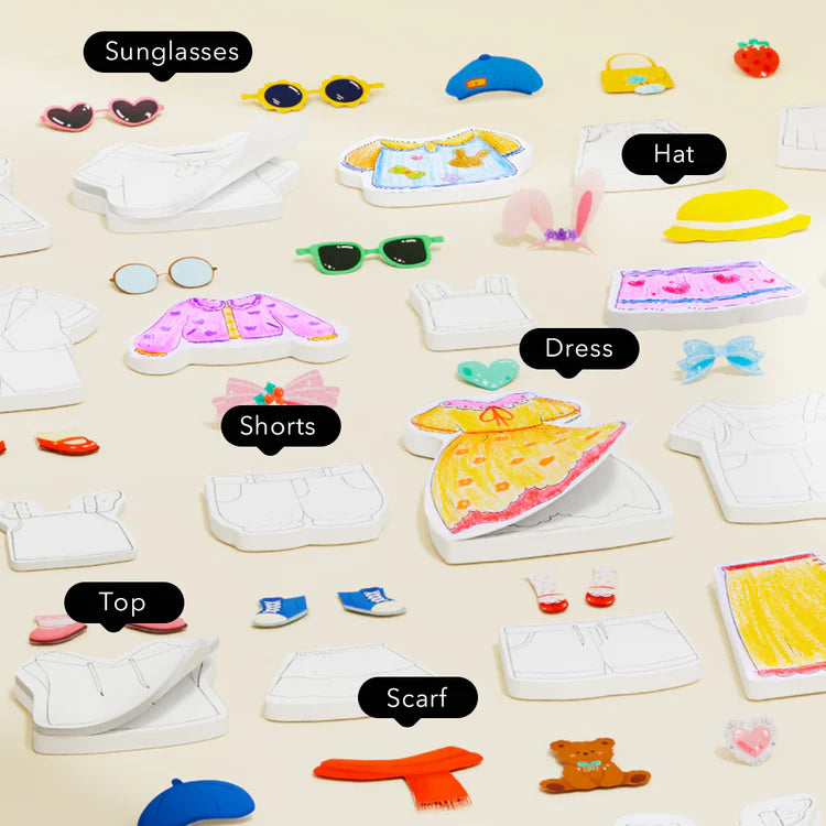 Mideer DIY Post-it Dress-Up, Collage de Costumes : Sweetheart