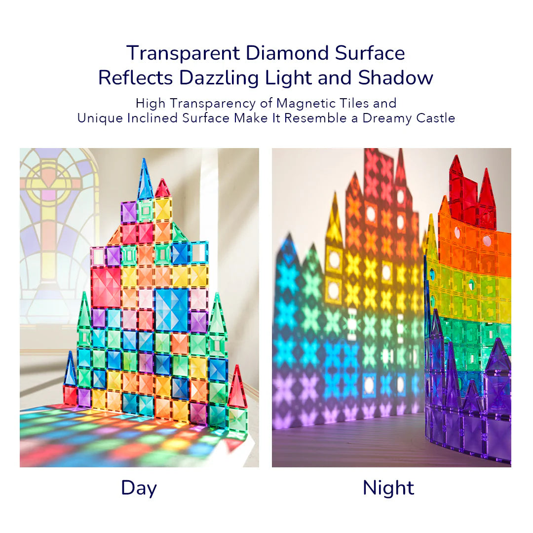 MiDeer Colorful Magnetic Tiles 60P