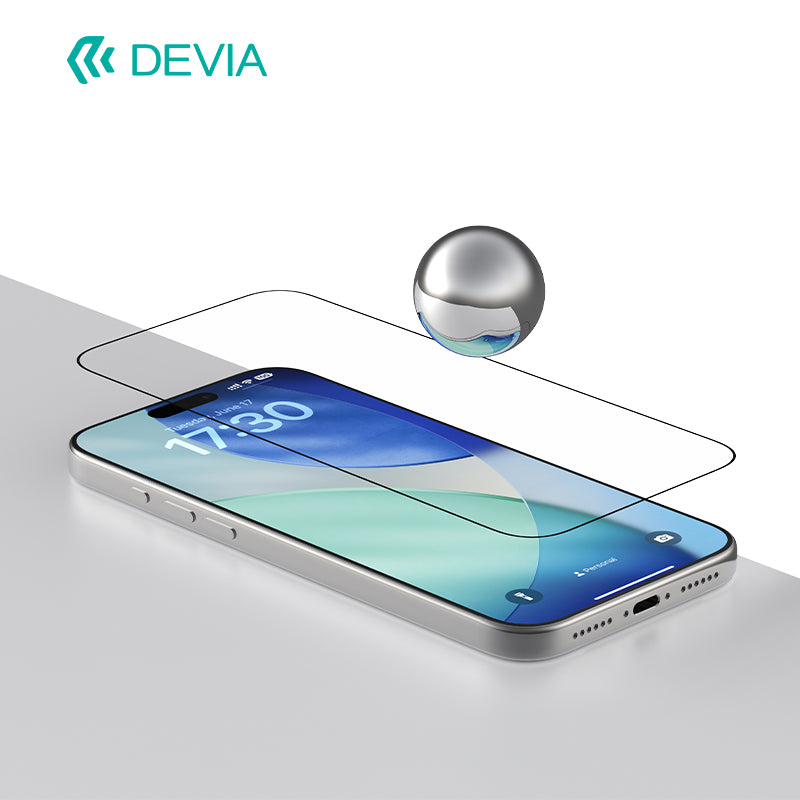 Devia Star Series Verre trempé HD plein écran pour iPhone 17
