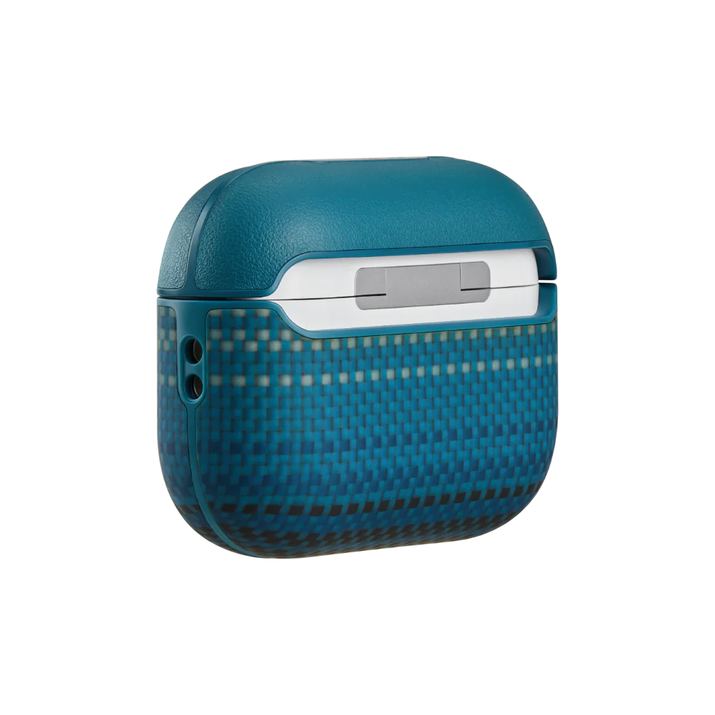 PITAKA Coque magnétique en fibre d’aramide pour Apple AirPods Pro3 Moonrise