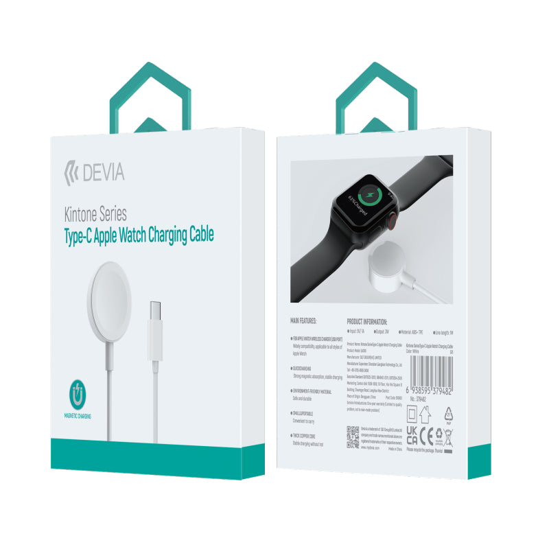 Devia Kintone Series Câble de charge Type-C pour Apple Watch