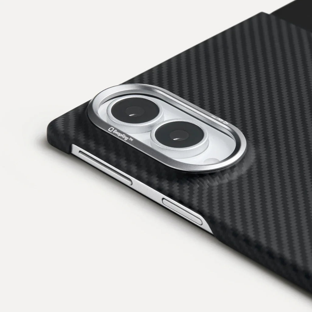 PITAKA Coque Edge pour Samsung Galaxy Z Fold8 600D Black/Grey (Twill)