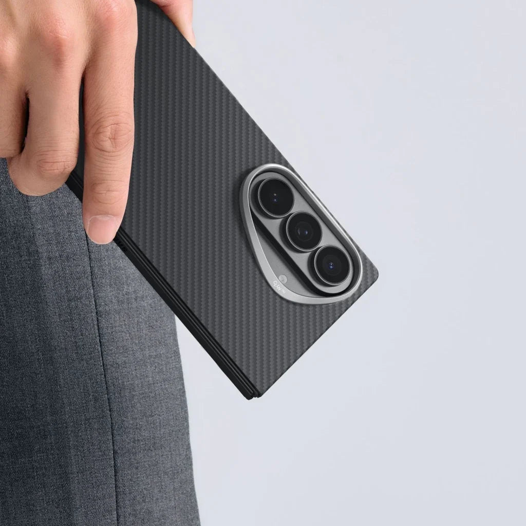 PITAKA Coque Edge pour Samsung Galaxy Z Fold8 600D Black/Grey (Twill)