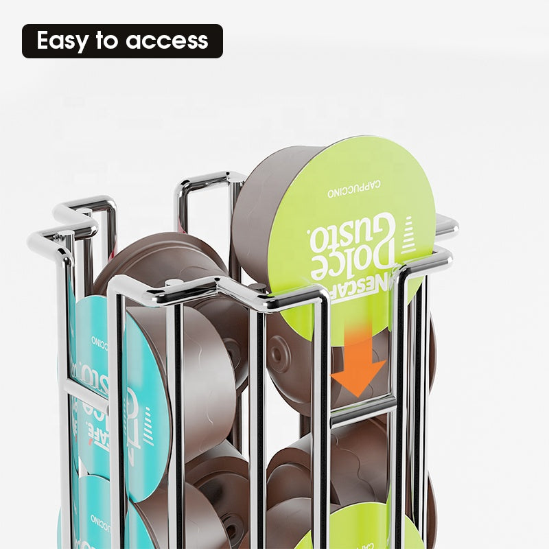 Porte Capsules Café pour Dolce Gusto: Capacité 32 Capsules