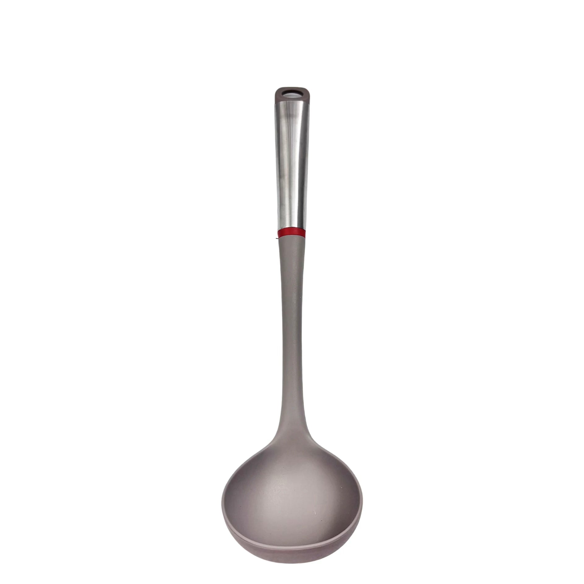 Set d’Ustensiles de Cuisine 6 Pièces en Silicone, Outils de Cuisson Antiadhésifs avec Manches en Acier Inoxydable