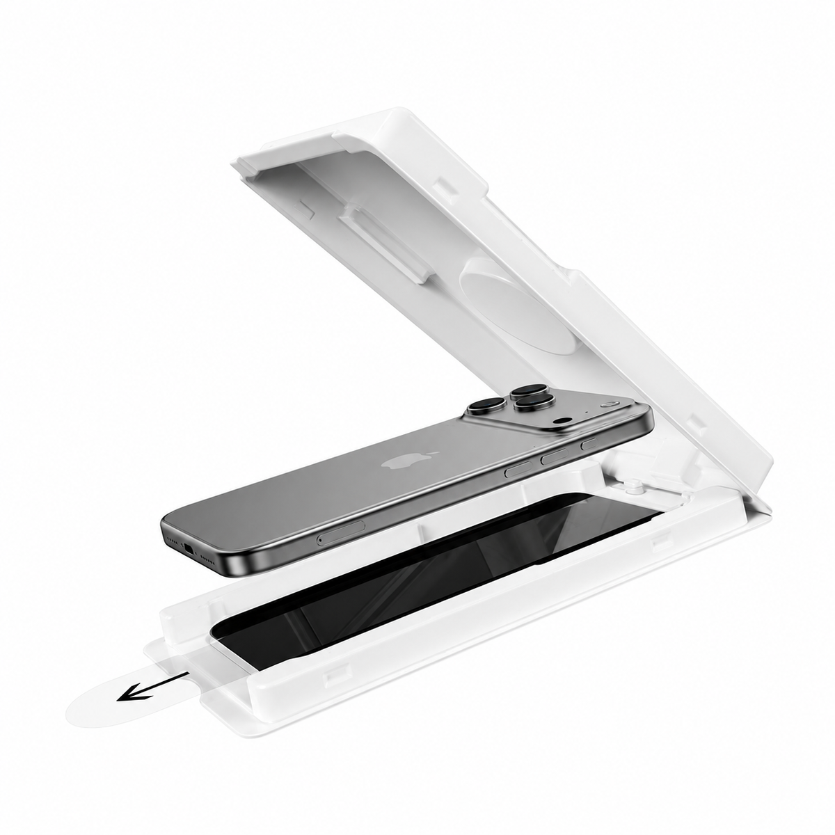 Devia Ultra Series Verre Trempé HD Confidentialité, Dureté Diamant avec outil d’installation pour iPhone 18 Pro