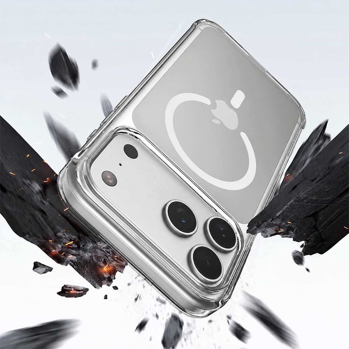 Devia Clear Series, Coque Transparente Magnétique Anti-Jaunissement pour iPhone 18 Pro