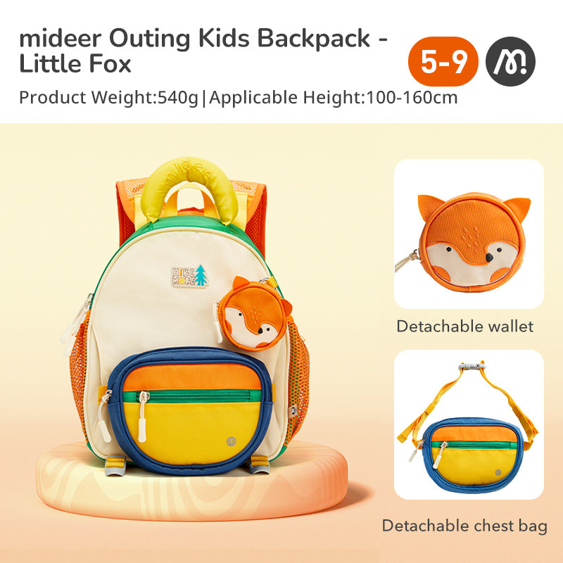 Mideer Backpack, Sac à dos enfant : Petit Renard