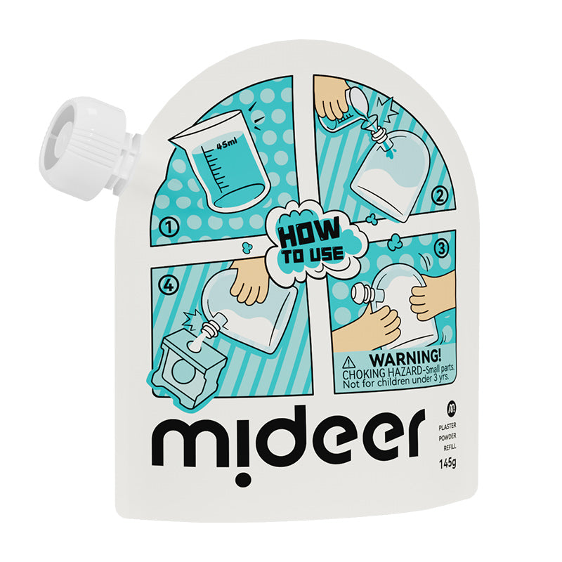 Mideer Kit d’art DIY en plâtre Plaster Artisan, 28 pièces