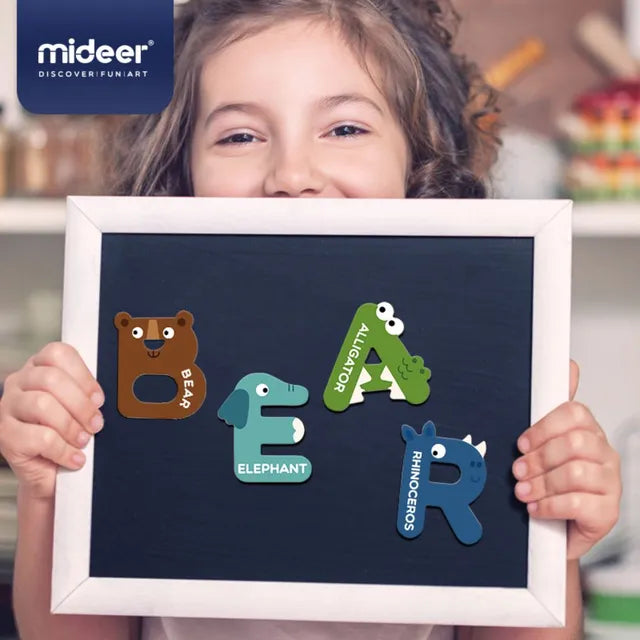 Mideer Lettres Magnétiques : 26 pièces