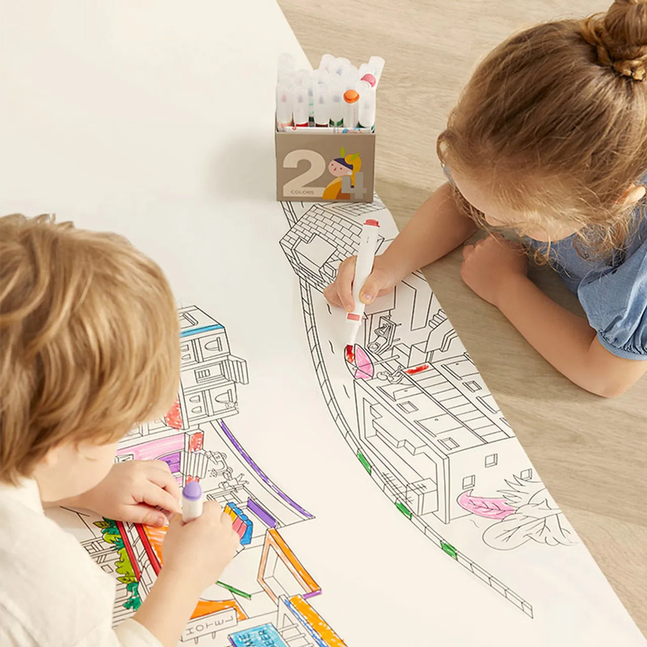 Mideer Rouleau de papier créatif, 25m × 45cm